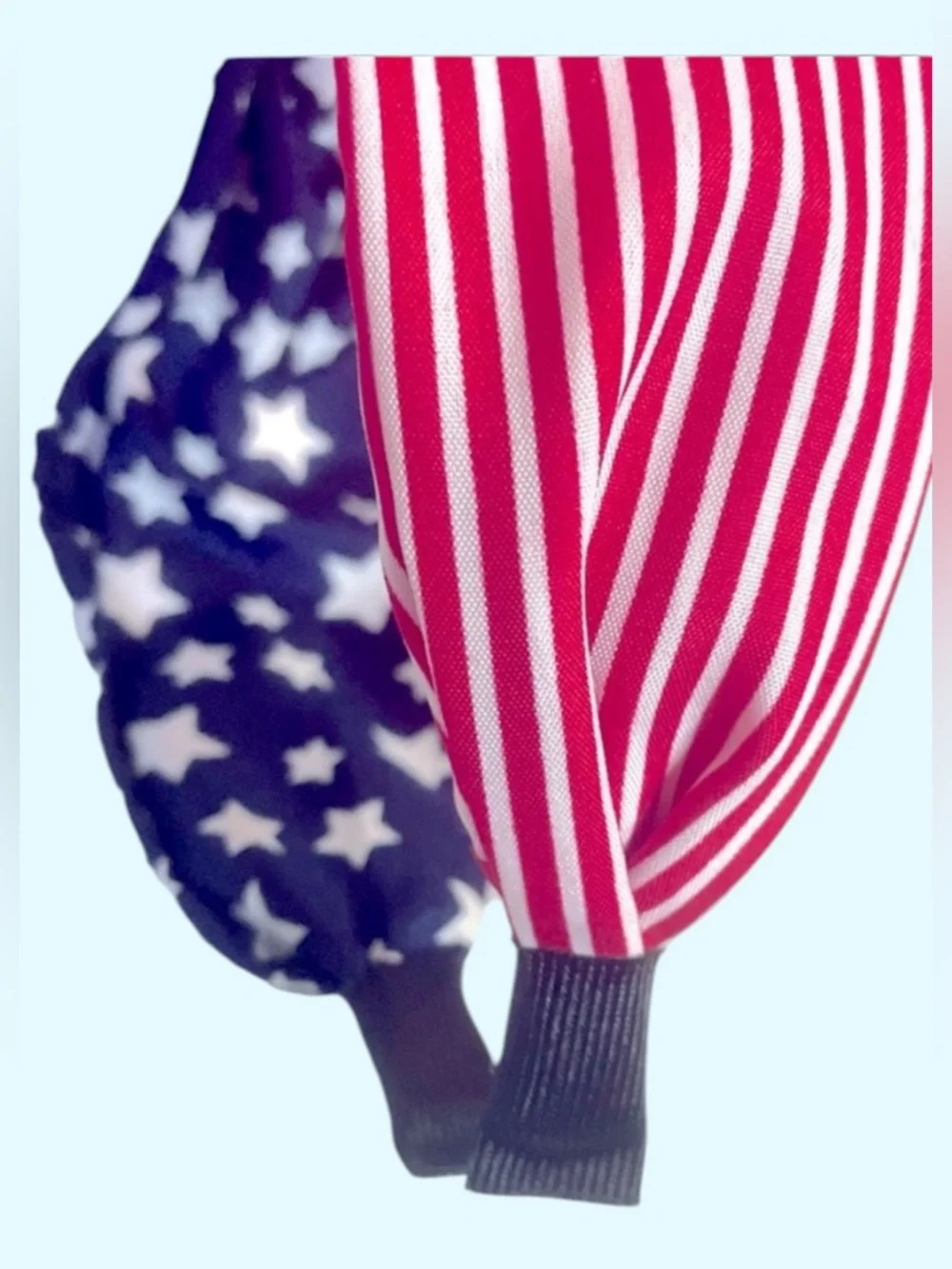 Patriotic Head / Hair Band ~ Scrunchie Ribbon 4th of July Red White Blue NEW NWT